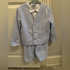 Florence Eiseman, Stripe Seersucker Eton Suit